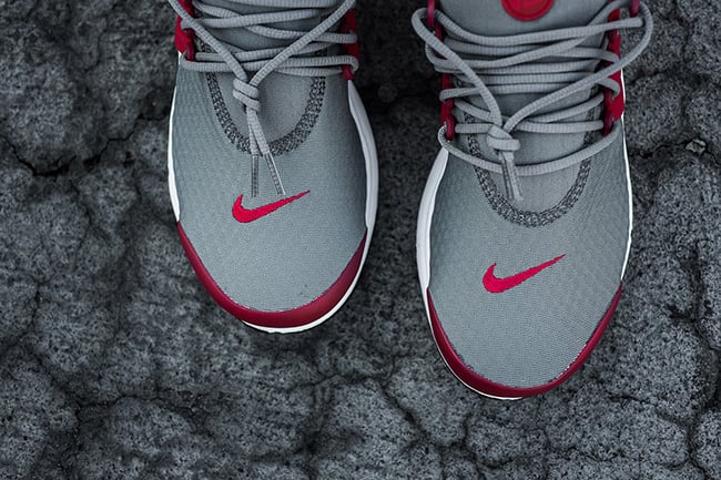 Nike Air Presto Essential Cool Grey Gym Red