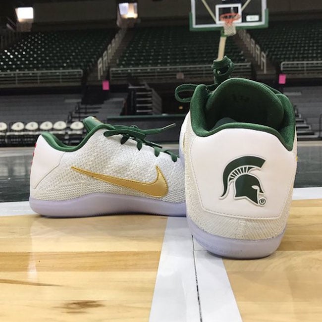 Nike Kobe 11 Michigan State Spartans PE