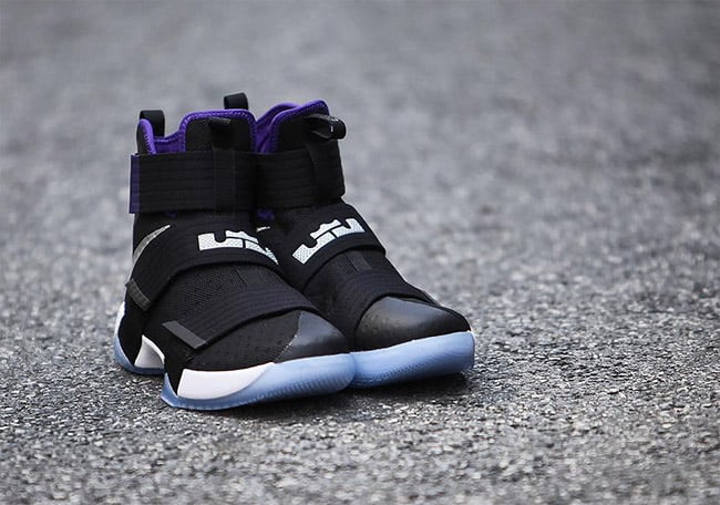 lebron soldier 10 black and purple