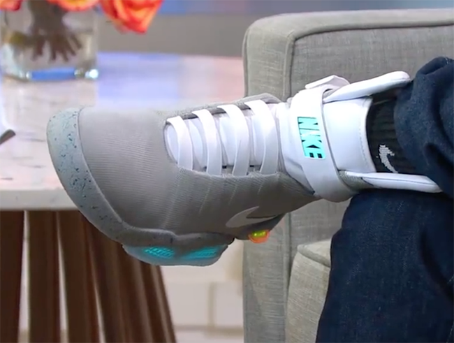 Nike Mag Back to the Future Michael J Fox Shoes