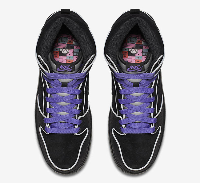 purple box dunks