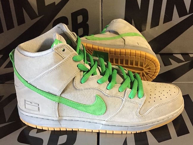 Nike SB Dunk High Silver Box