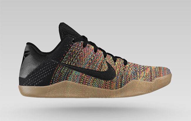 NikeiD Launches Nike Kobe 11 Flyknit ‘Multicolor’ Option