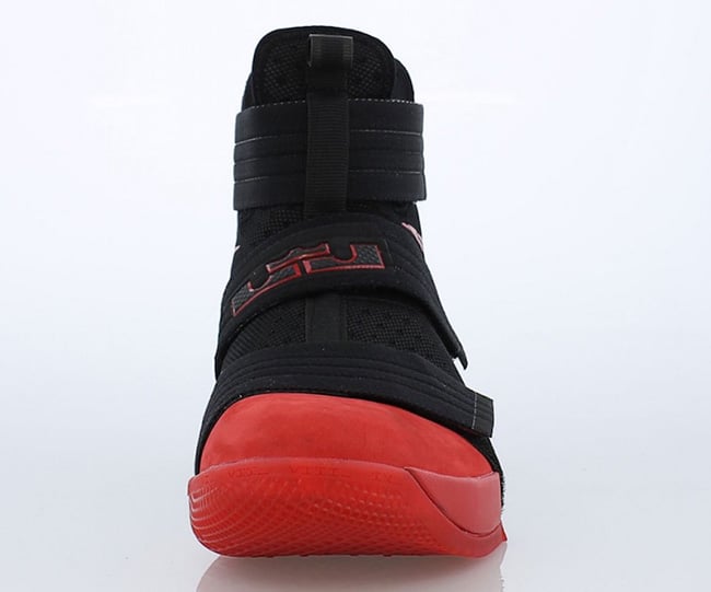 Ohio State Nike LeBron Soldier 10 Bred Black Red