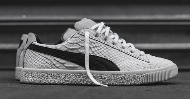 Puma Clyde Select White Snake