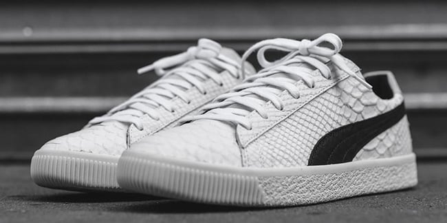 Puma Clyde Select White Snake