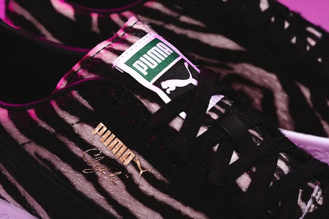 Puma Clyde Suits Zebra