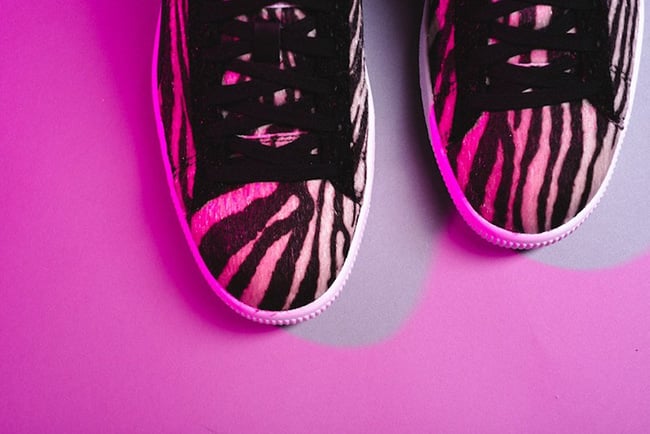 Puma Clyde Suits Zebra