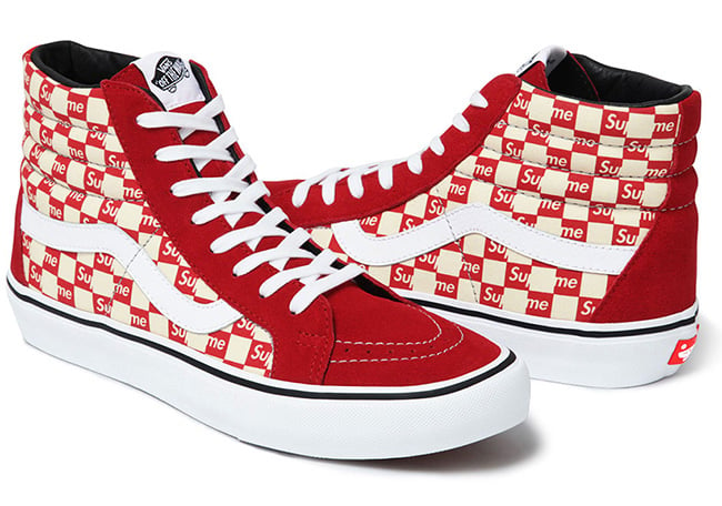 supreme vans checkerboard