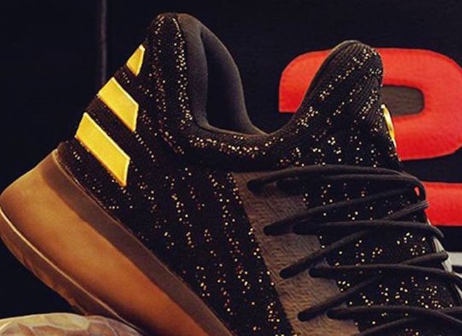 adidas Harden Vol 1. Black and Gold