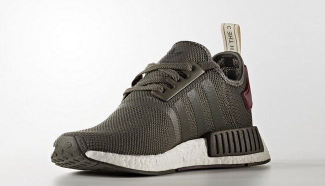 adidas NMD R1 2017 Olive Maroon BA7752 | SneakerFiles