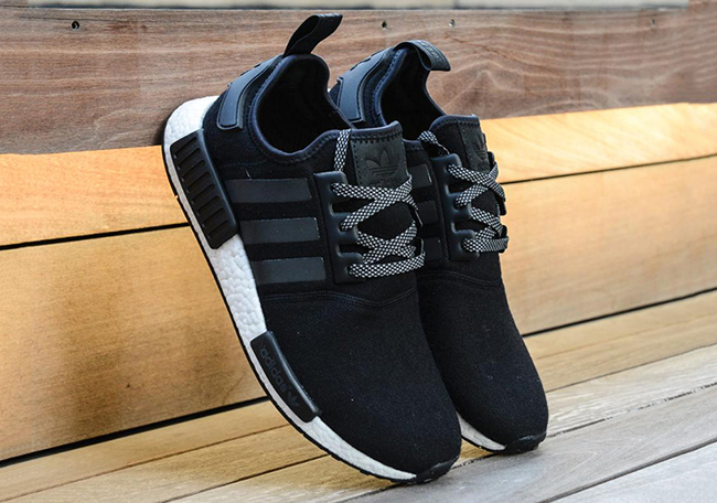 adidas NMD Wool Pack Black Grey