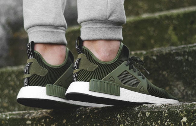 adidas NMD XR1 Primeknit Grey Olive Cargo