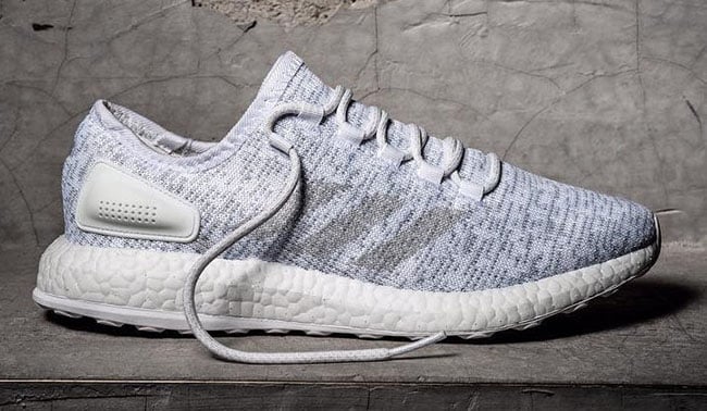 adidas Pure Boost Primeknit Grey White