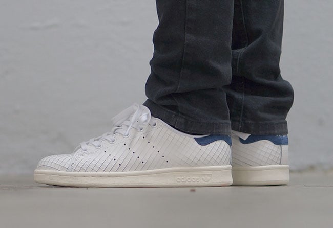 adidas Stan Smith Sliced Leather White Navy