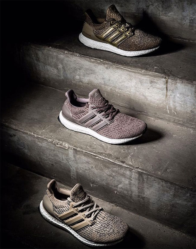 adidas Ultra Boost 3.0 Tan Brown Purple