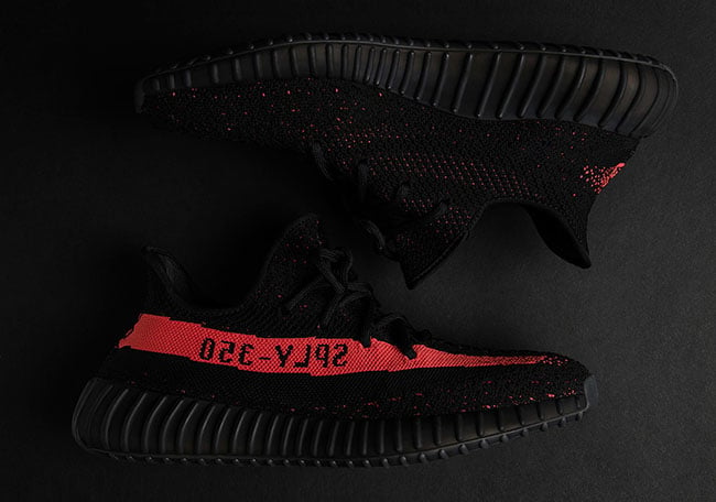 adidas Yeezy Boost 350 V2 Black Red BY9612