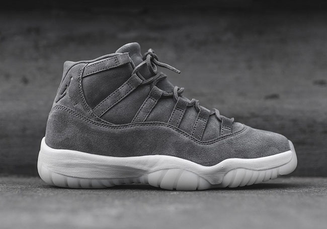 Air Jordan 11 Grey Suede Released