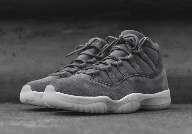 Air Jordan 11 Grey Suede Released