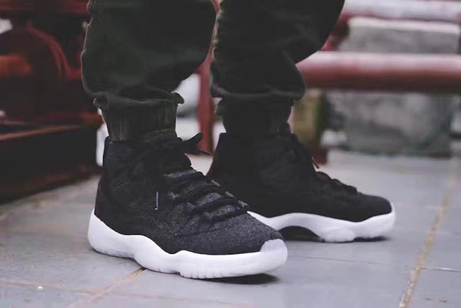 Air Jordan 11 Wool On Feet