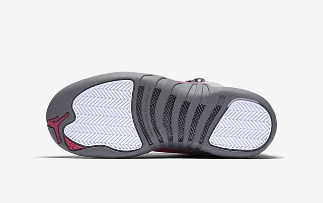 Air Jordan 12 GS Vivid Pink Cool Grey Wolf Grey