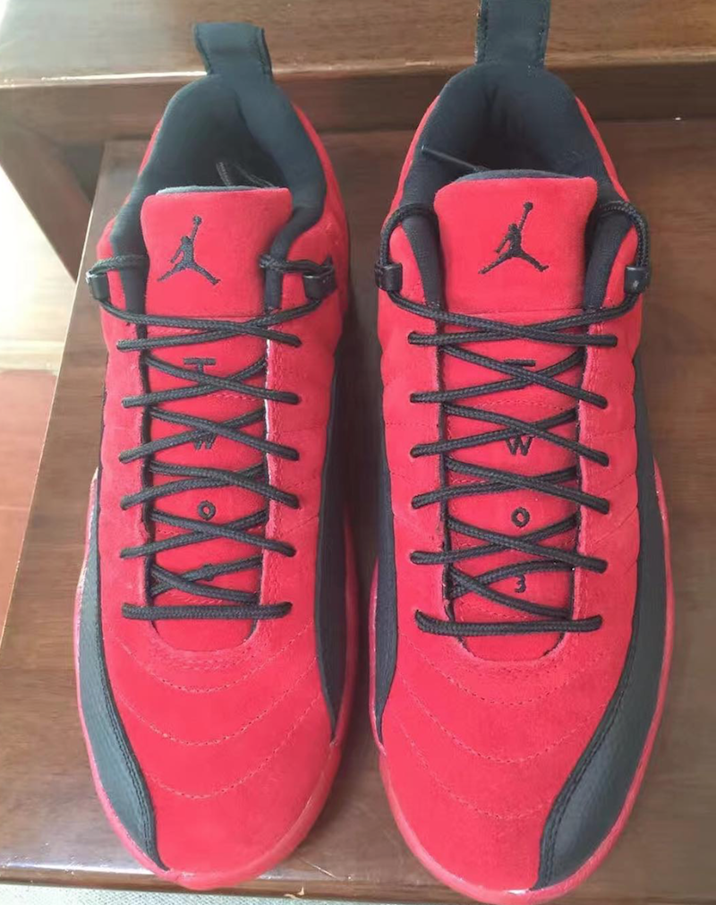 red suede jordans 12