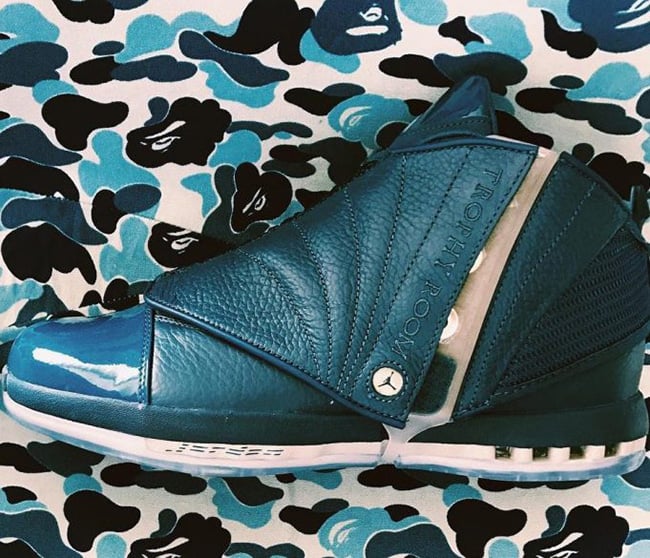 Air Jordan 16 French Blue Trophy Room November 2016