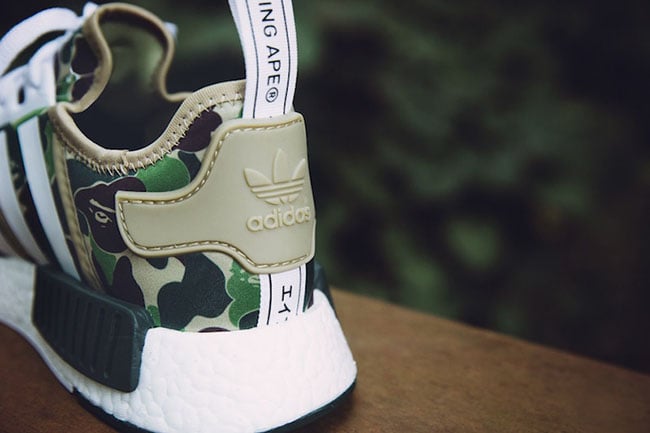 Bape x adidas NMD Olive Camo