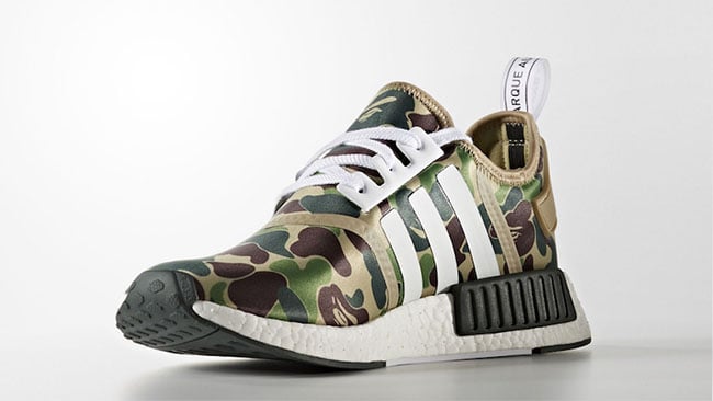 Bape x adidas NMD Olive Camo