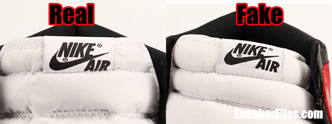 jordan 1 black toe real vs fake