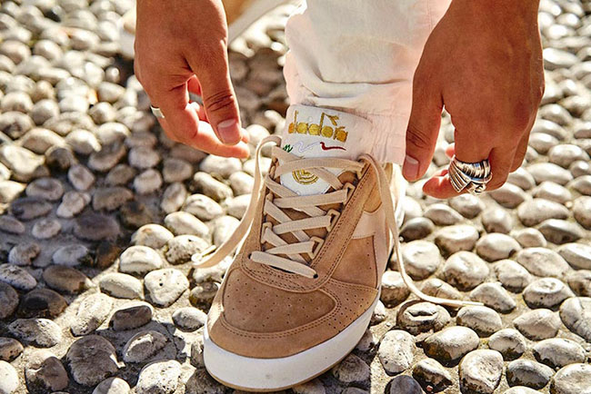 Footpatrol x Diadora V7000 B Elite Macchiato Pack