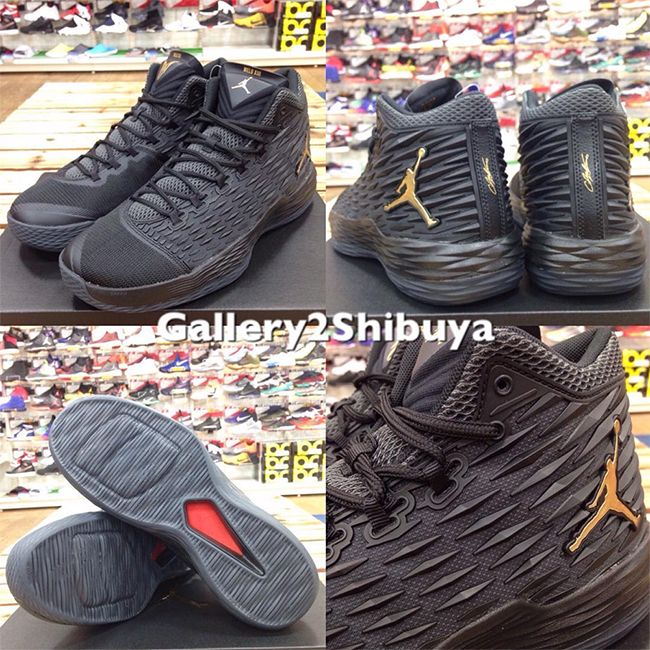 melo 13 black and gold