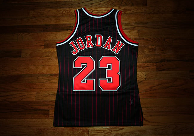 black and red jordan jersey