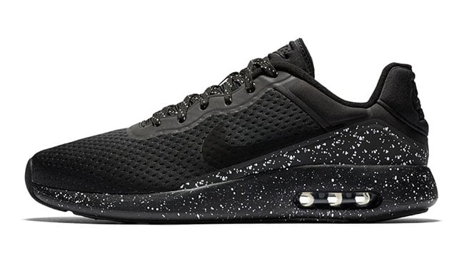 nike air max black and white speckled