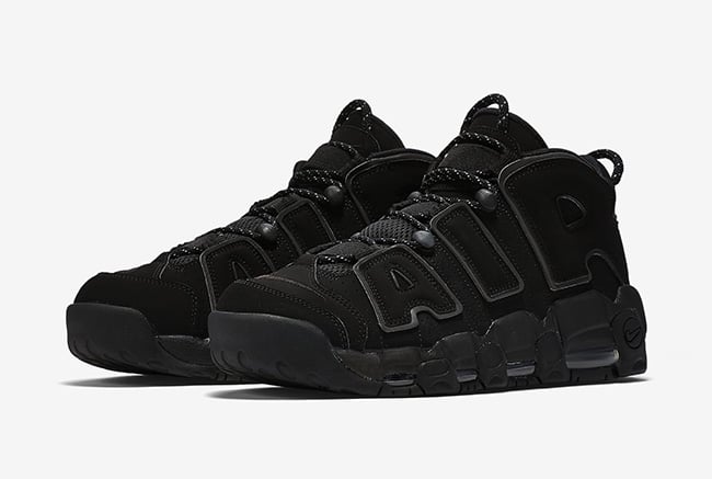 Nike Air More Uptempo Black Reflective