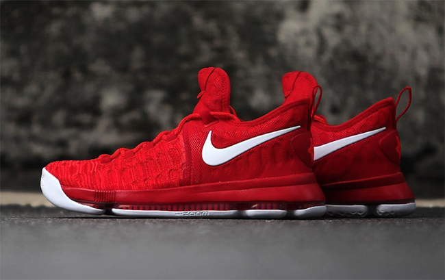 kd 9 varsity red