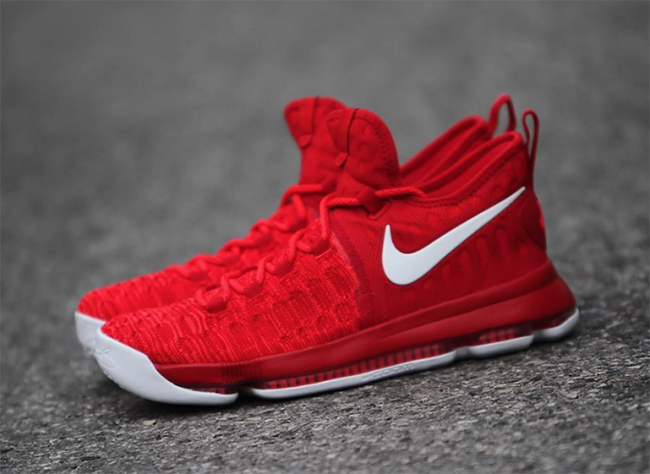 kd 9 red and white