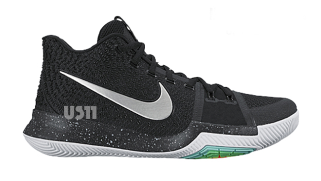 Nike Kyrie 3 Black White Christmas Eve