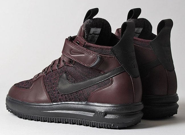 Nike Lunar Force 1 Flyknit Workboot Deep Burgundy