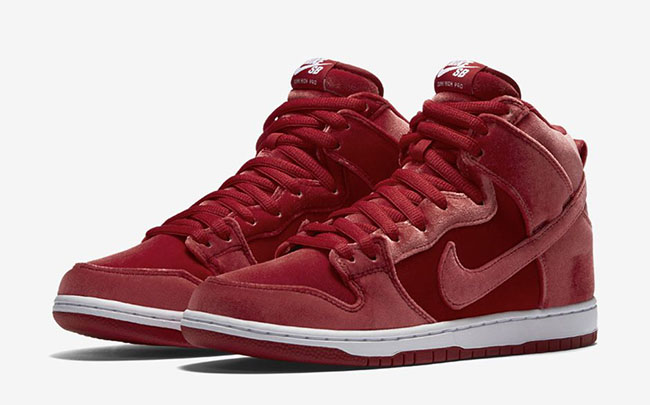 Nike SB Dunk High Red Velvet Release Date