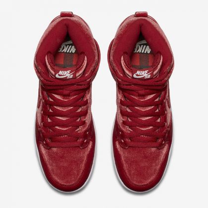 Nike SB Dunk High Red Velvet Release Date | SneakerFiles