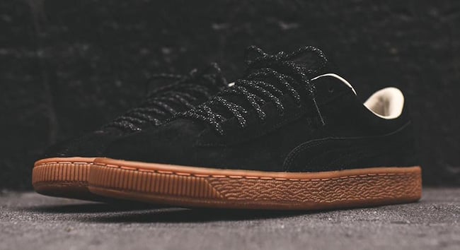 Puma Basket Classic Winterized Black Gum