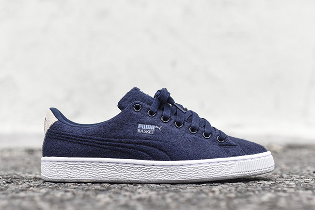 Puma Basket Classic Wool Peacoat