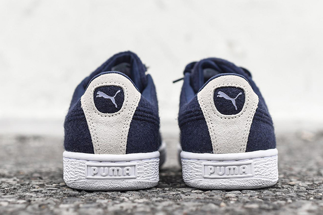 Puma Basket Classic Wool Peacoat