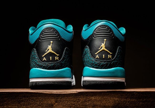 Rio Teal Air Jordan 3 GS Black