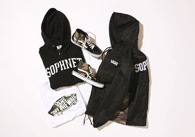 SOPHNET. x Vans SK8-Hi Classic Camo