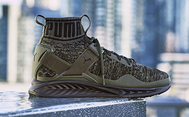 The Weeknd Puma Ignite EvoKnit Olive