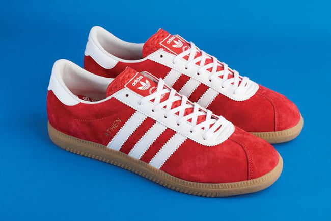red and white adidas