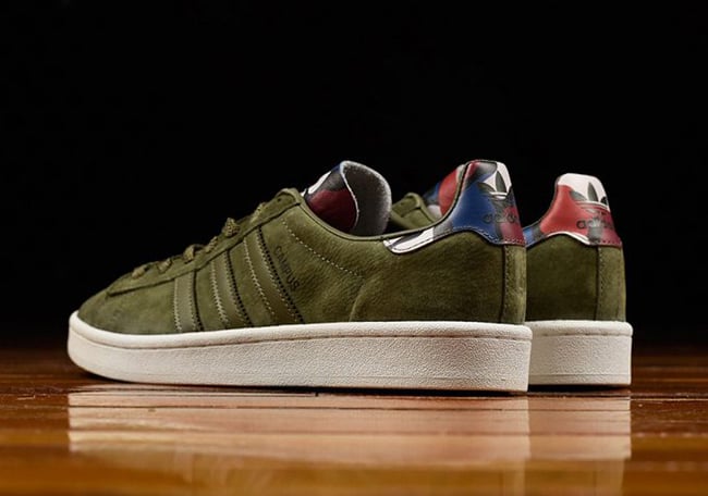 adidas campus green suede