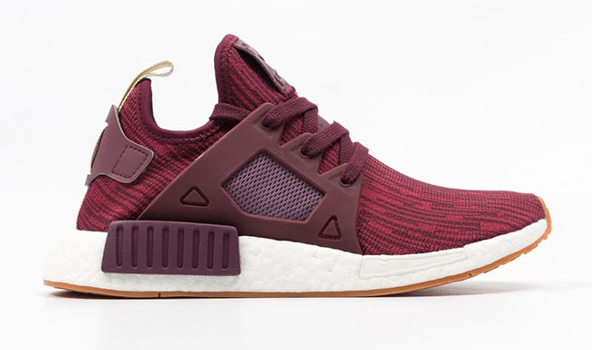 adidas NMD XR1 Primeknit Maroon Gum